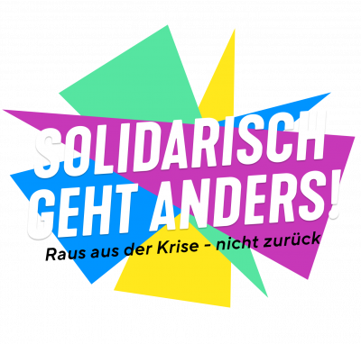 Logo: Solidarisch geht anders!